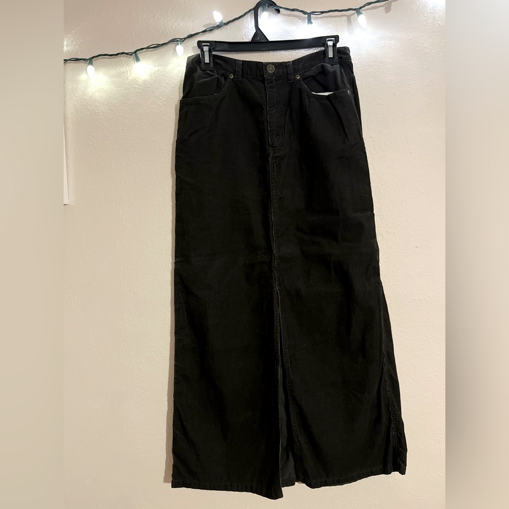 Eddie Bauer Black Midi Skirt